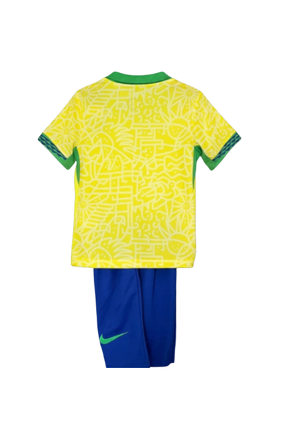 Brazil 2024 Home Jersey Kids Size