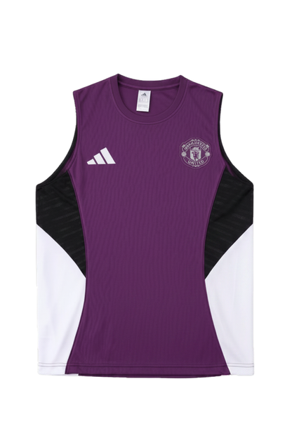 Manchester United Purple Sleeveless Set